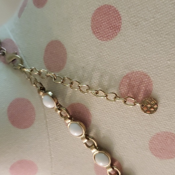 Talbots Red Floral Flower Statement Necklace - Picture 4 of 5